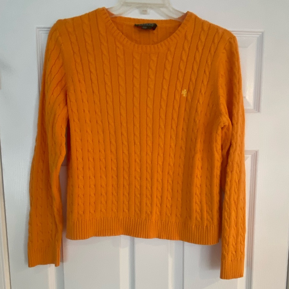 Ralph Lauren orange crewneck
